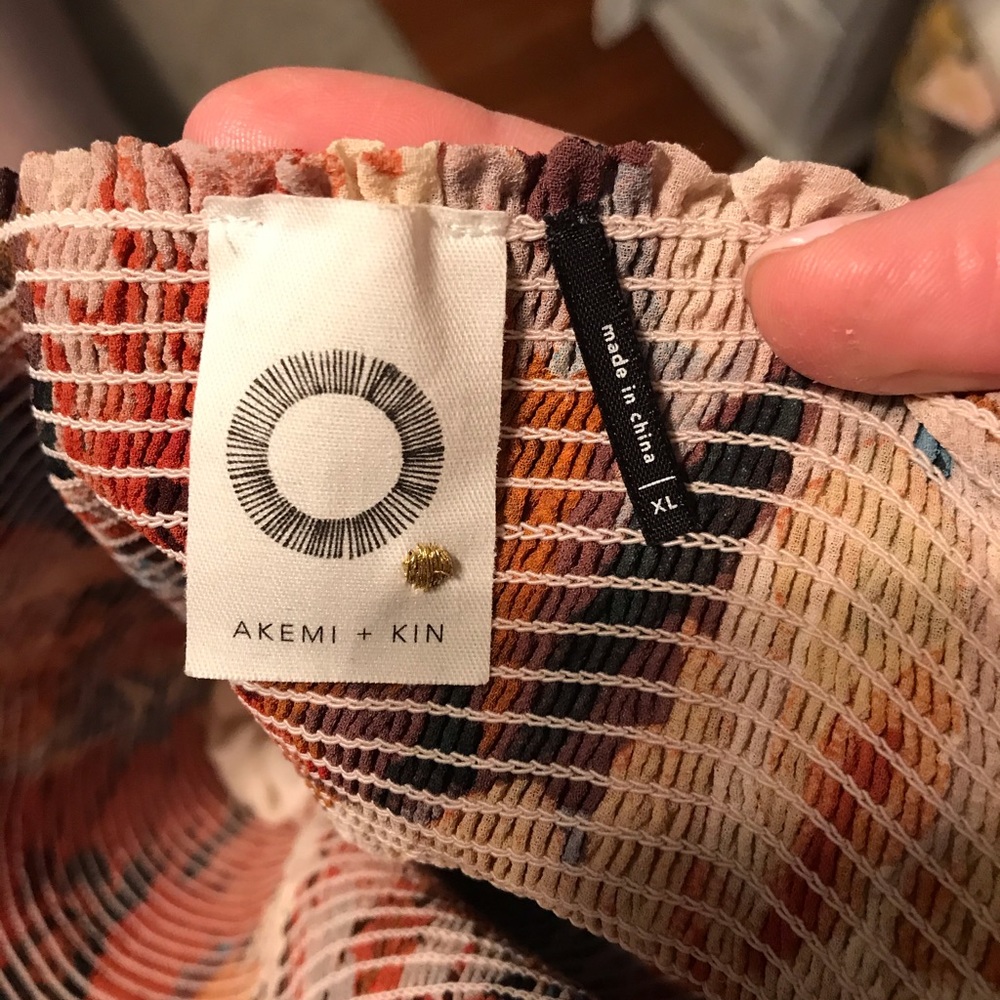 Anthropologie Fall Strapless Dress